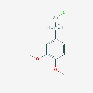 molecular formula C9H11ClO2Zn B1604645 3,4-Dimethoxybenzylzinc chloride solution CAS No. 307531-79-9