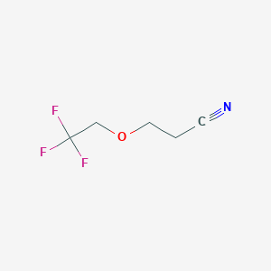 molecular formula C5H6F3NO B1604662 3-(2,2,2-三氟乙氧基)丙腈 CAS No. 272128-06-0