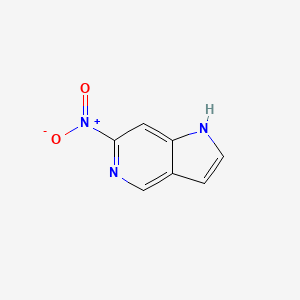 molecular formula C7H5N3O2 B1604668 6-Nitro-1H-pyrrolo[3,2-c]pyridine CAS No. 1000342-77-7