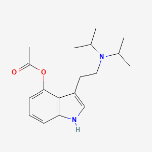 molecular formula C18H26N2O2 B1604672 4-Acetoxy-N,N-diisopropyltryptamine CAS No. 936015-60-0