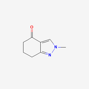 molecular formula C8H10N2O B1604673 2-Methyl-6,7-dihydro-2H-indazol-4(5H)-one CAS No. 1027617-67-9