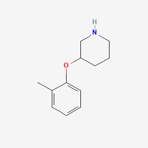 molecular formula C12H17NO B1604674 3-(2-Methylphenoxy)Piperidine CAS No. 902837-28-9