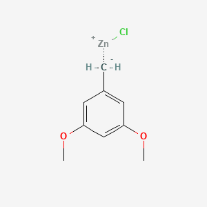 molecular formula C9H11ClO2Zn B1604675 3,5-Dimethoxybenzylzinc chloride CAS No. 352530-33-7