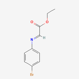 molecular formula C10H10BrNO2 B1604679 乙酸2-((4-溴苯基)亚胺)酯 CAS No. 915712-34-4