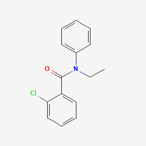 molecular formula C15H14ClNO B1604710 2-chloro-N-ethyl-N-phenylbenzamide CAS No. 95415-53-5