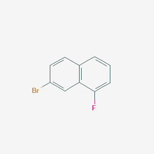 molecular formula C10H6BrF B1604728 7-Bromo-1-fluoronaphthalene CAS No. 319-04-0