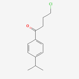 molecular formula C13H17ClO B1604749 4-Chloro-4'-isopropylbutyrophenone CAS No. 70289-38-2