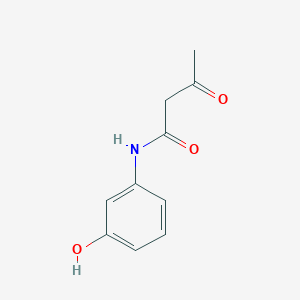 molecular formula C10H11NO3 B1604753 Butanamide, N-(3-hydroxyphenyl)-3-oxo- CAS No. 22016-03-1