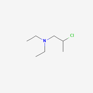 molecular formula C7H16ClN B1604760 1-Diethylamino-2-chloropropane CAS No. 761-21-7