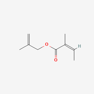 molecular formula C9H14O2 B1604770 2-Methylallyl 2-methylisocrotonate CAS No. 61692-78-2