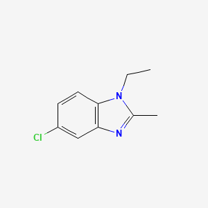 molecular formula C10H11ClN2 B1604799 5-Chloro-1-ethyl-2-methylbenzimidazole CAS No. 2818-76-0