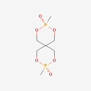 molecular formula C7H14O6P2 B1604804 2,4,8,10-Tetraoxa-3,9-diphosphaspiro[5.5]undecane, 3,9-dimethyl-, 3,9-dioxide CAS No. 3001-98-7
