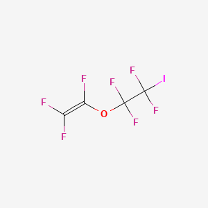 molecular formula C4F7IO B1604809 Trifluoro(1,1,2,2-tetrafluoro-2-iodoethoxy)ethylene CAS No. 6037-91-8