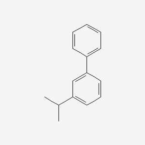 molecular formula C15H16 B1604819 1,1'-Biphenyl, 3-(1-methylethyl)- CAS No. 20282-30-8