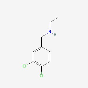 molecular formula C9H11Cl2N B1604820 N-(3,4-二氯苄基)乙胺 CAS No. 68621-16-9