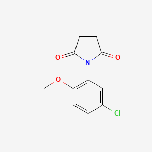 molecular formula C11H8ClNO3 B1604830 1-(5-氯-2-甲氧基苯基)-1H-吡咯-2,5-二酮 CAS No. 39900-81-7