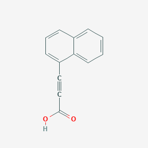 molecular formula C13H8O2 B1604831 3-(1-萘基)-2-丙炔酸 CAS No. 4843-42-9
