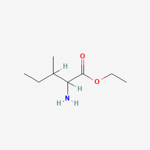 molecular formula C8H17NO2 B1604836 Isoleucine, ethyl ester, L- CAS No. 921-74-4