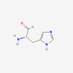 molecular formula C6H9N3O B1604858 组氨酸 CAS No. 23784-15-8