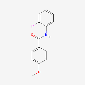 molecular formula C14H12INO2 B1604876 N-(2-iodophenyl)-4-methoxybenzamide CAS No. 329939-01-7