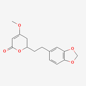 molecular formula C15H16O5 B1604886 Dihydromethysticin CAS No. 6581-46-0