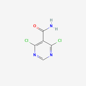 molecular formula C5H3Cl2N3O B1604898 4,6-二氯嘧啶-5-甲酰胺 CAS No. 911461-47-7