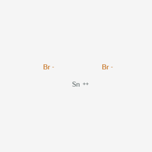 molecular formula SnBr2 B160491 二溴化锡(2+)； CAS No. 10031-24-0