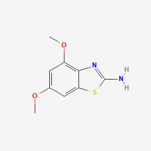 molecular formula C9H10N2O2S B1604912 4,6-二甲氧基-1,3-苯并噻唑-2-胺 CAS No. 65948-18-7