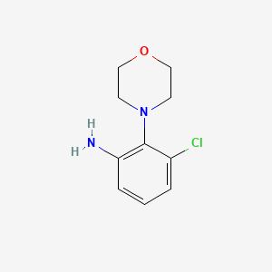 B1604913 3-Chloro-2-morpholin-4-ylaniline CAS No. 58785-07-2