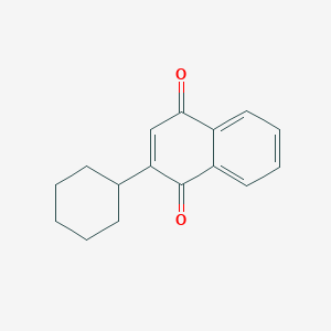 B1604923 2-Cyclohexyl-1,4-naphthoquinone CAS No. 34987-31-0