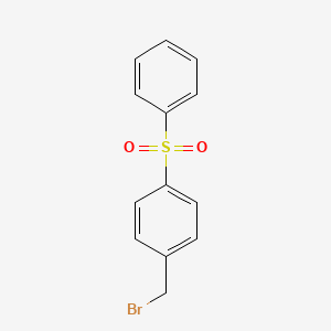 molecular formula C13H11BrO2S B1604928 1-(Bromomethyl)-4-(phenylsulfonyl)benzene CAS No. 7705-63-7