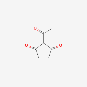 molecular formula C7H8O3 B1604962 2-Acetyl-1,3-cyclopentanedione CAS No. 3859-39-0