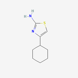 molecular formula C9H14N2S B1604965 4-Cyclohexyl-1,3-Thiazol-2-amin CAS No. 7496-55-1