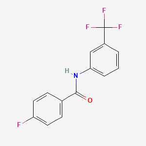 molecular formula C14H9F4NO B1604970 4-氟-N-[3-(三氟甲基)苯基]苯甲酰胺 CAS No. 2054-00-4