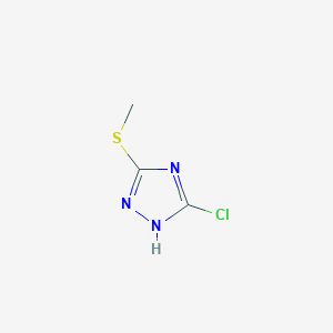 B1604973 5-Chloro-3-(methylthio)-1h-1,2,4-triazole CAS No. 51108-40-8