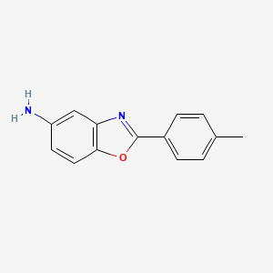 B1604983 2-(4-Methylphenyl)-1,3-benzoxazol-5-amine CAS No. 54995-50-5