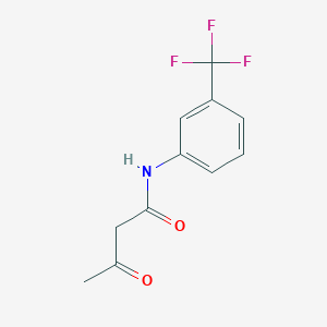 molecular formula C11H10F3NO2 B1604986 3-氧代-N-[3-(三氟甲基)苯基]丁酰胺 CAS No. 785-74-0