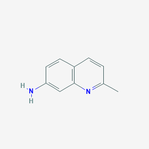 molecular formula C10H10N2 B1604990 2-甲基喹啉-7-胺 CAS No. 64334-96-9