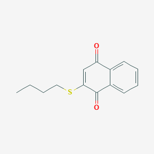 molecular formula C14H14O2S B1604998 1,4-Naphthoquinone, 2-(butylthio)- CAS No. 59094-49-4