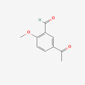 molecular formula C10H10O3 B1604999 5-乙酰基-2-甲氧基苯甲醛 CAS No. 531-99-7
