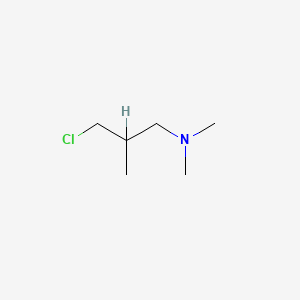 B1605015 3-Chloro-2-methylpropyl(dimethyl)amine CAS No. 23349-86-2