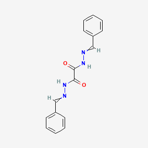 B1605021 Ethanedioic acid, bis[(phenylmethylene)hydrazide] CAS No. 6629-10-3