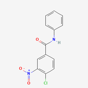 molecular formula C13H9ClN2O3 B1605022 4-Chloro-3-nitrobenzanilide CAS No. 41614-16-8