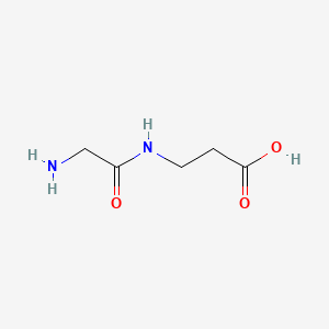 molecular formula C5H10N2O3 B1605025 Glycyl-beta-alanine CAS No. 7536-21-2