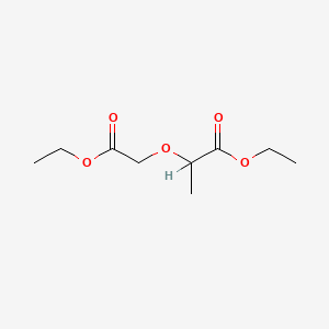 molecular formula C9H16O5 B1605026 Ethyl 2-(2-ethoxy-2-oxoethoxy)propionate CAS No. 6309-62-2