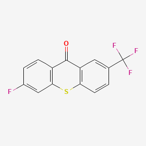 B1605038 6-Fluoro-2-(trifluoromethyl)-9H-thioxanthen-9-one CAS No. 53542-37-3
