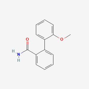 molecular formula C14H13NO2 B1605040 [1,1'-联苯]-2-甲酰胺，2'-甲氧基- CAS No. 67856-55-7