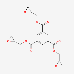 molecular formula C18H18O9 B1605053 三(环氧甲基)苯-1,3,5-三羧酸酯 CAS No. 7176-19-4