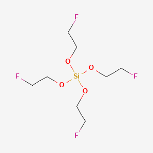 B1605081 Silicic acid, tetra(2-fluoroethyl) ester CAS No. 650-00-0
