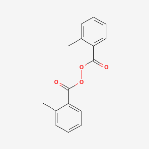 molecular formula C16H14O4 B1605090 过氧化物，双(2-甲基苯甲酰) CAS No. 3034-79-5